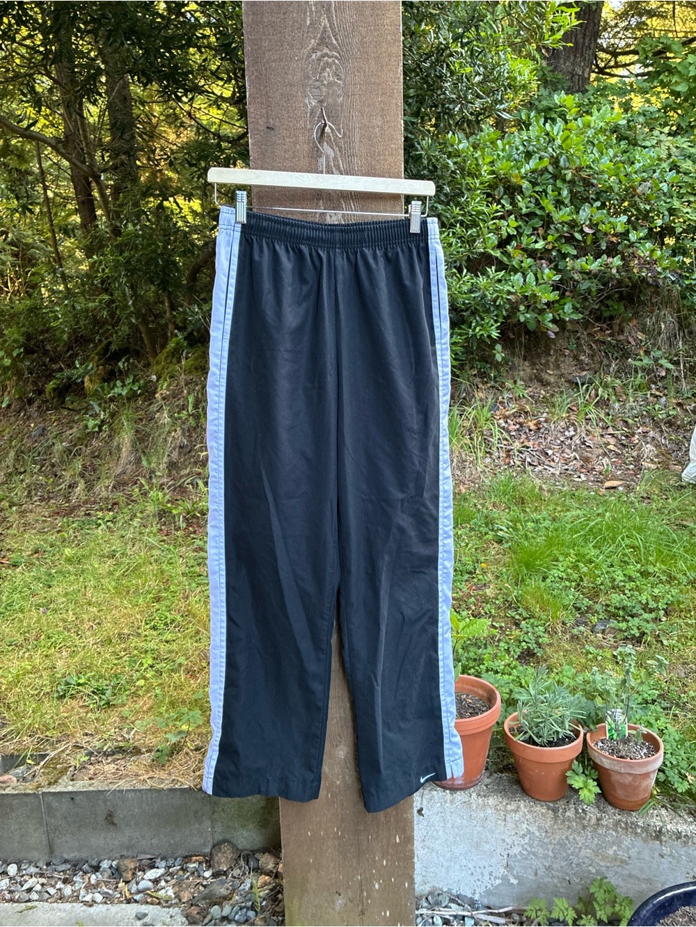 Vintage Nike Black Side Stripes pants